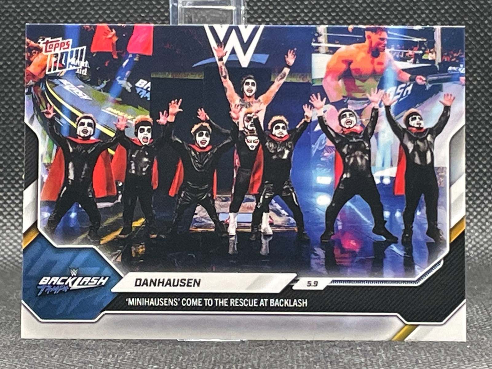 Danhausen 2026 Topps Now WWE #57 Minihausens Come to the Rescue at Backlash Danhausen 2026 Topps Now WWE #57 Minihausens Come to the Rescue at Backlash