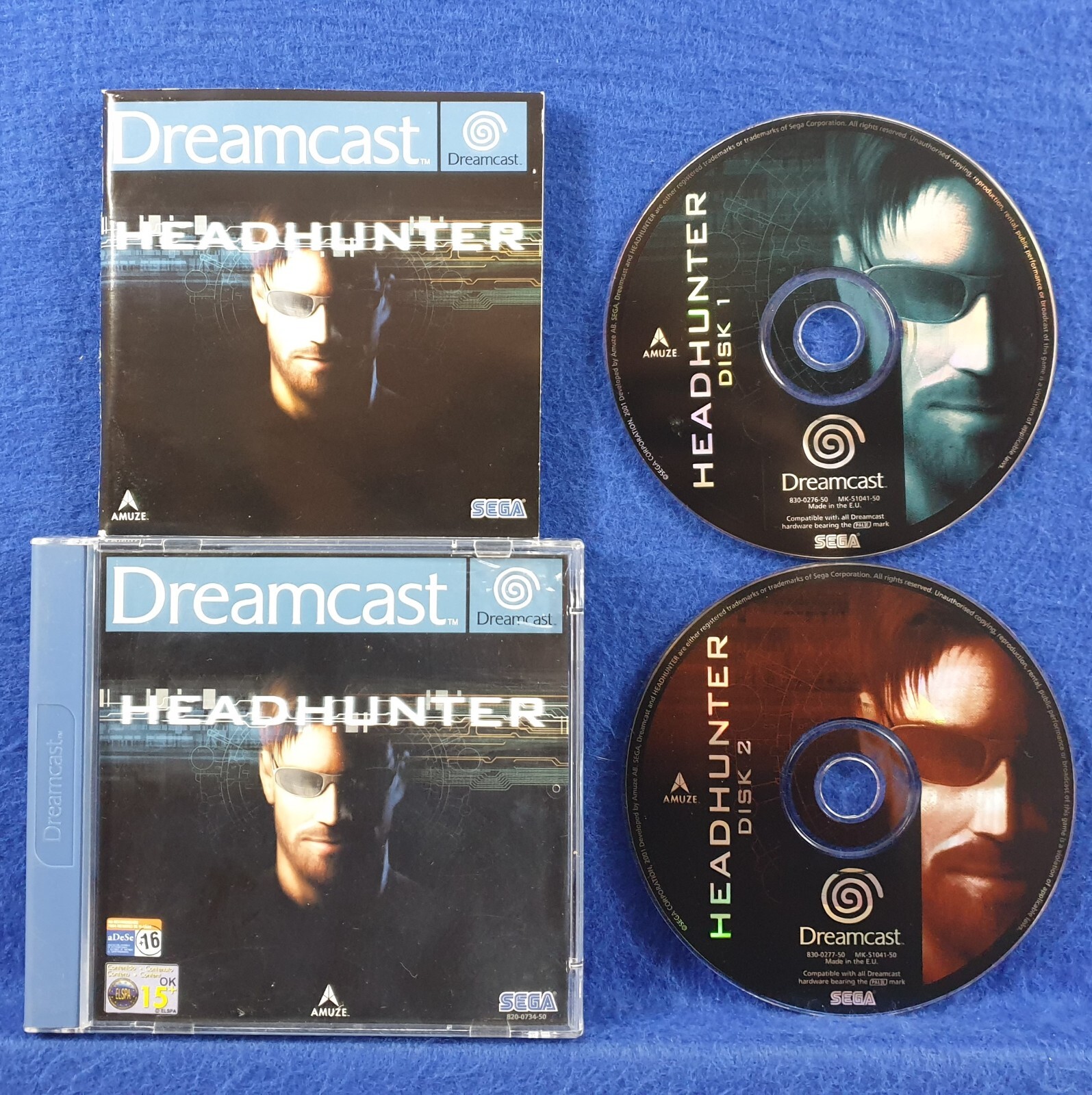 Dreamcast HEADHUNTER Rare Game *Boxed & Complete* Sega PAL UK Exclusive