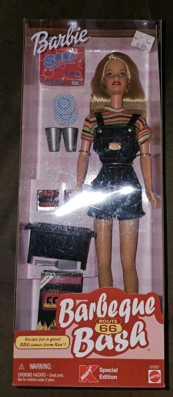 Barbie Route 66 Barbeque Bash Doll KMart Special Edition 2000 Mattel 27227 NIB Barbie Route 66 Barbeque Bash Doll KMart Special Edition 2000 Mattel 27227 NIB