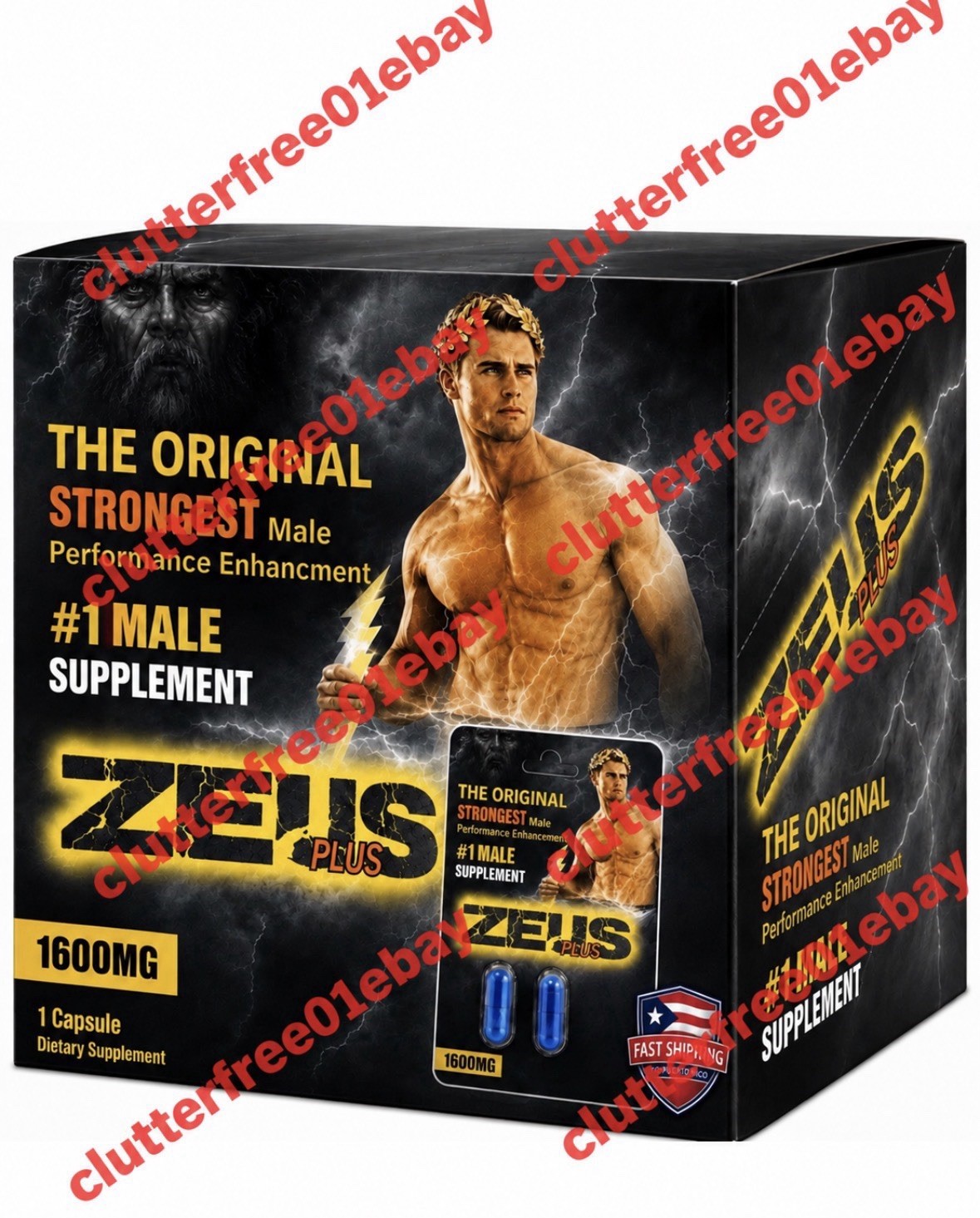 26 ZEUS Original 1600 Male Suppliments Men Puerto Rico Fast Shipping