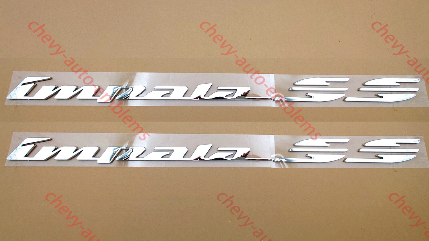 2pcs Chrome Fits 1994-1996 Impala Ss Emblems Rear Quarter Panel 3D Letter Badge