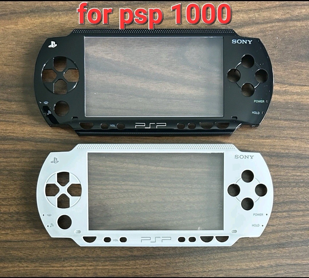 1PC Front Faceplate Housing Shell For PSP 1000- BLACK, WHITE- FAST SHIPPING 1PC Front Faceplate Housing Shell For PSP 1000- BLACK, WHITE- FAST SHIPPING