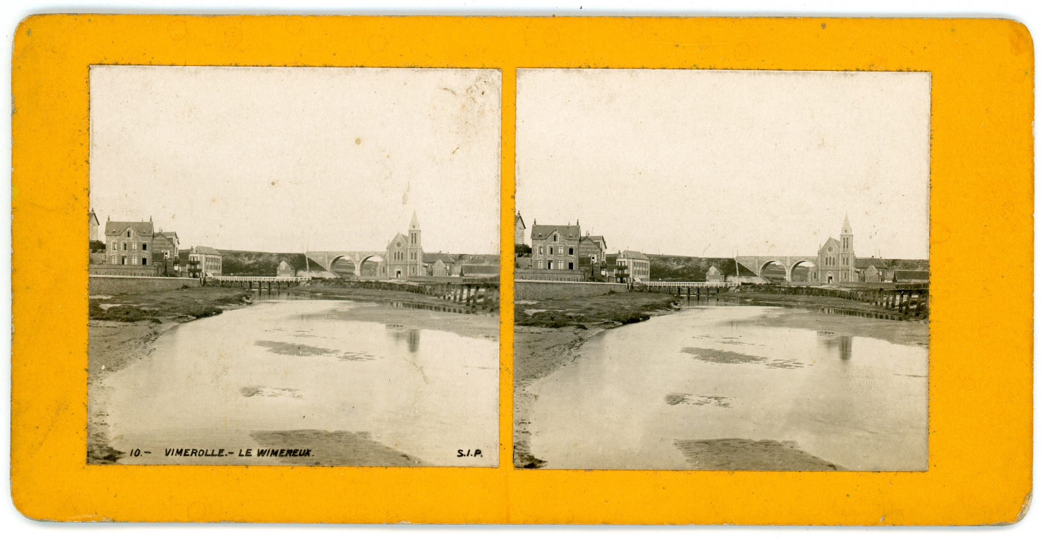 Stereo, France, Vimerolle, le Wimereux Vintage Stereo Card - Silver Print