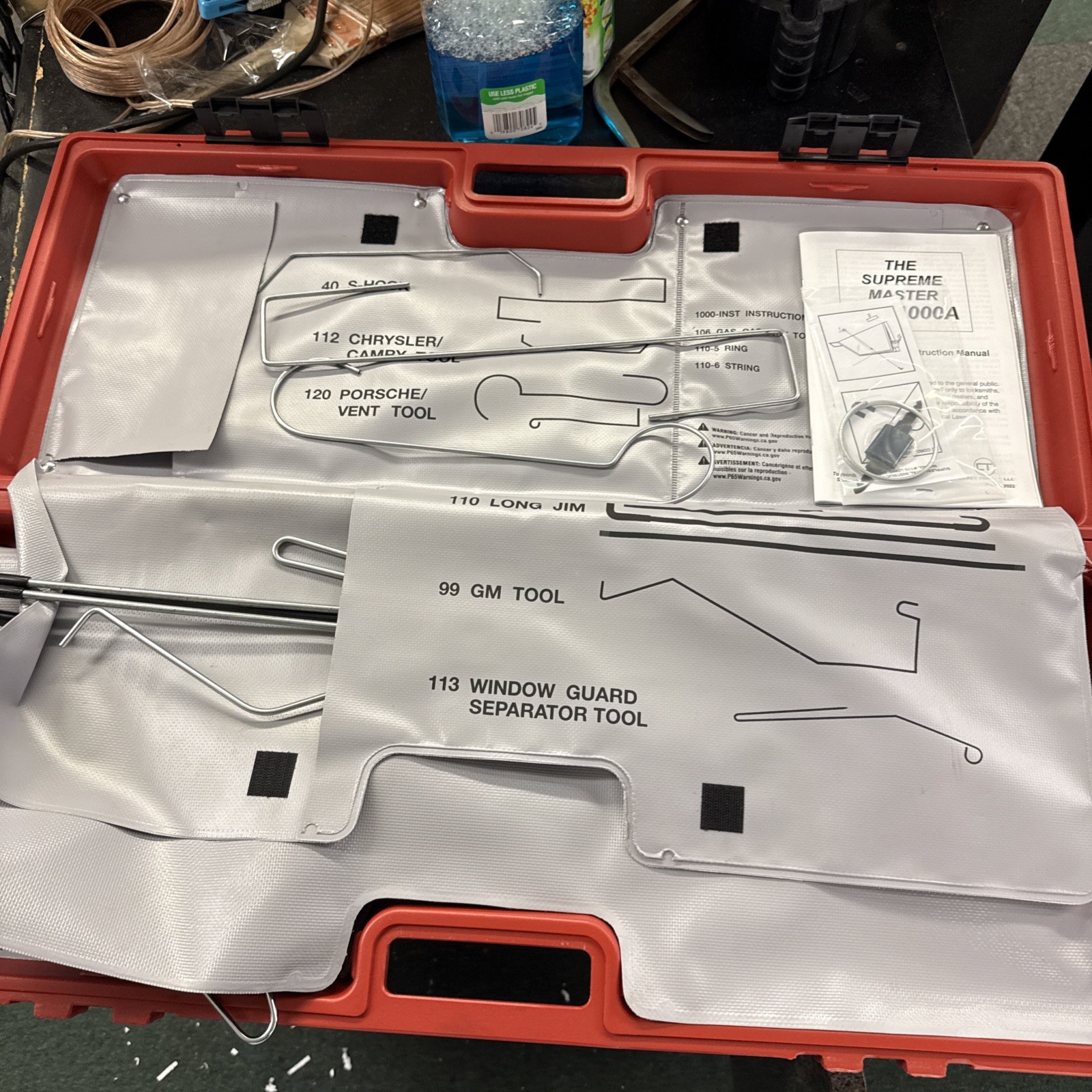 Kct-1000 A Supreme Master Lock Out set Kit box 