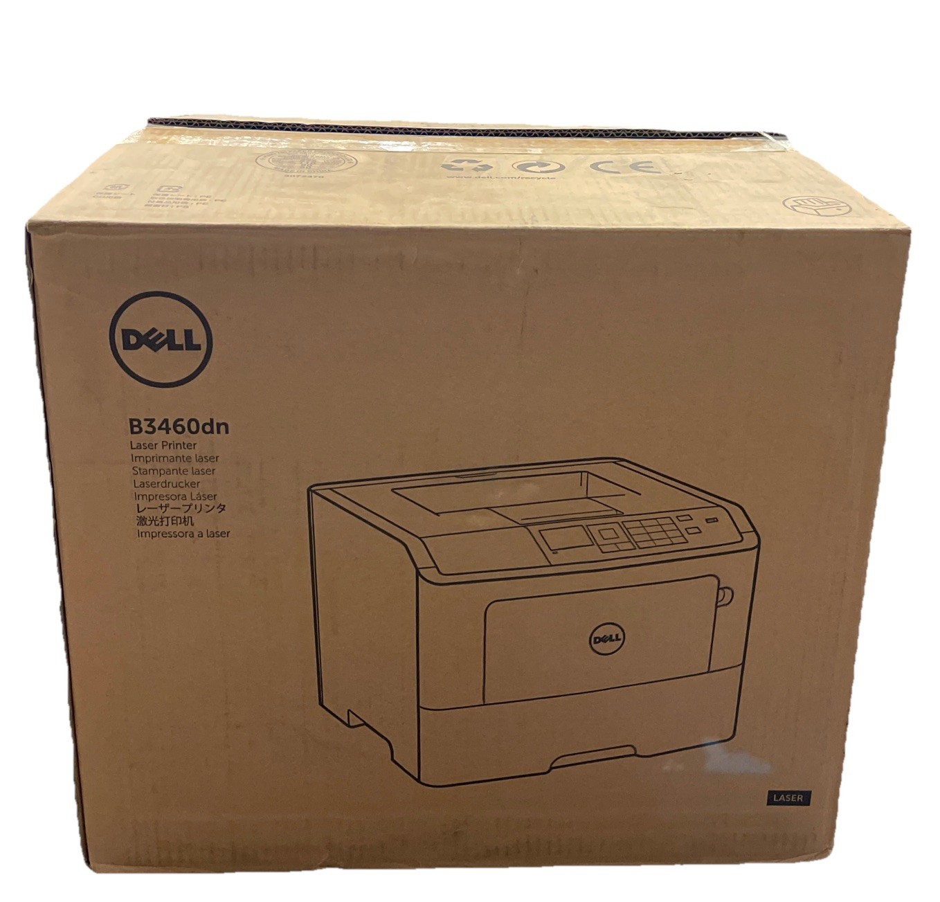 Dell B3460DN Monochrome Duplex Laser Printer Dell B3460DN Monochrome Duplex Laser Printer