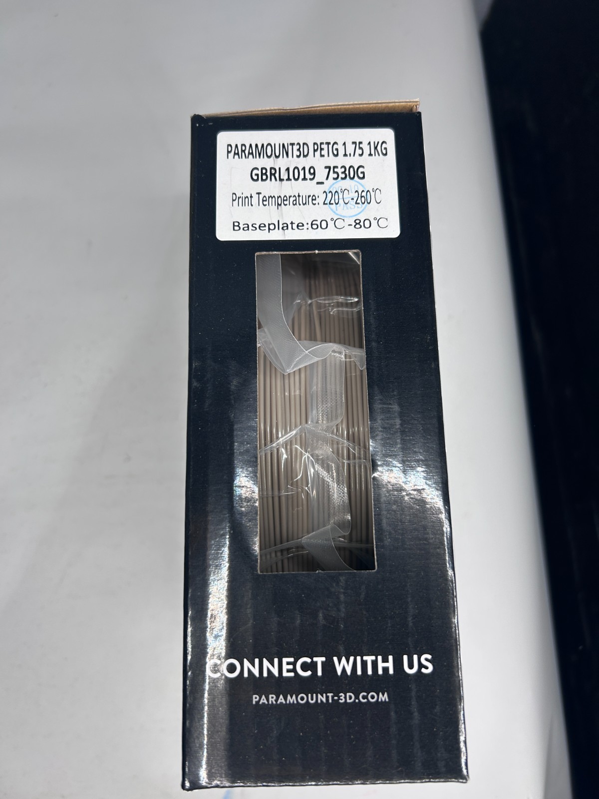 Paramount 3D PETG Filament Military Khaki 1.75mm 1KG Spool New Sealed 