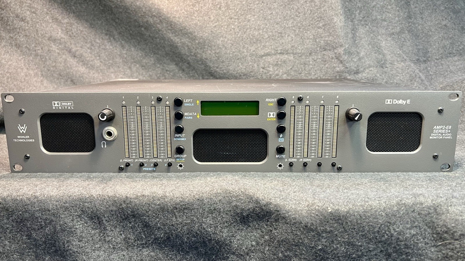 Wohler AMP2-E8 Series+ 8Ch Digital Audio Monitor Panel - Dolby Wohler AMP2-E8 Series+ 8Ch Digital Audio Monitor Panel - Dolby