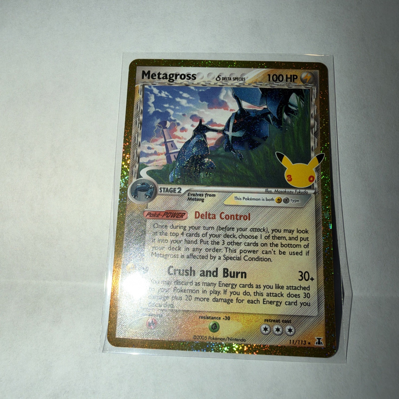 Metagross (Delta Species) 11/113 EX Delta Species Holo 30th Anniversary