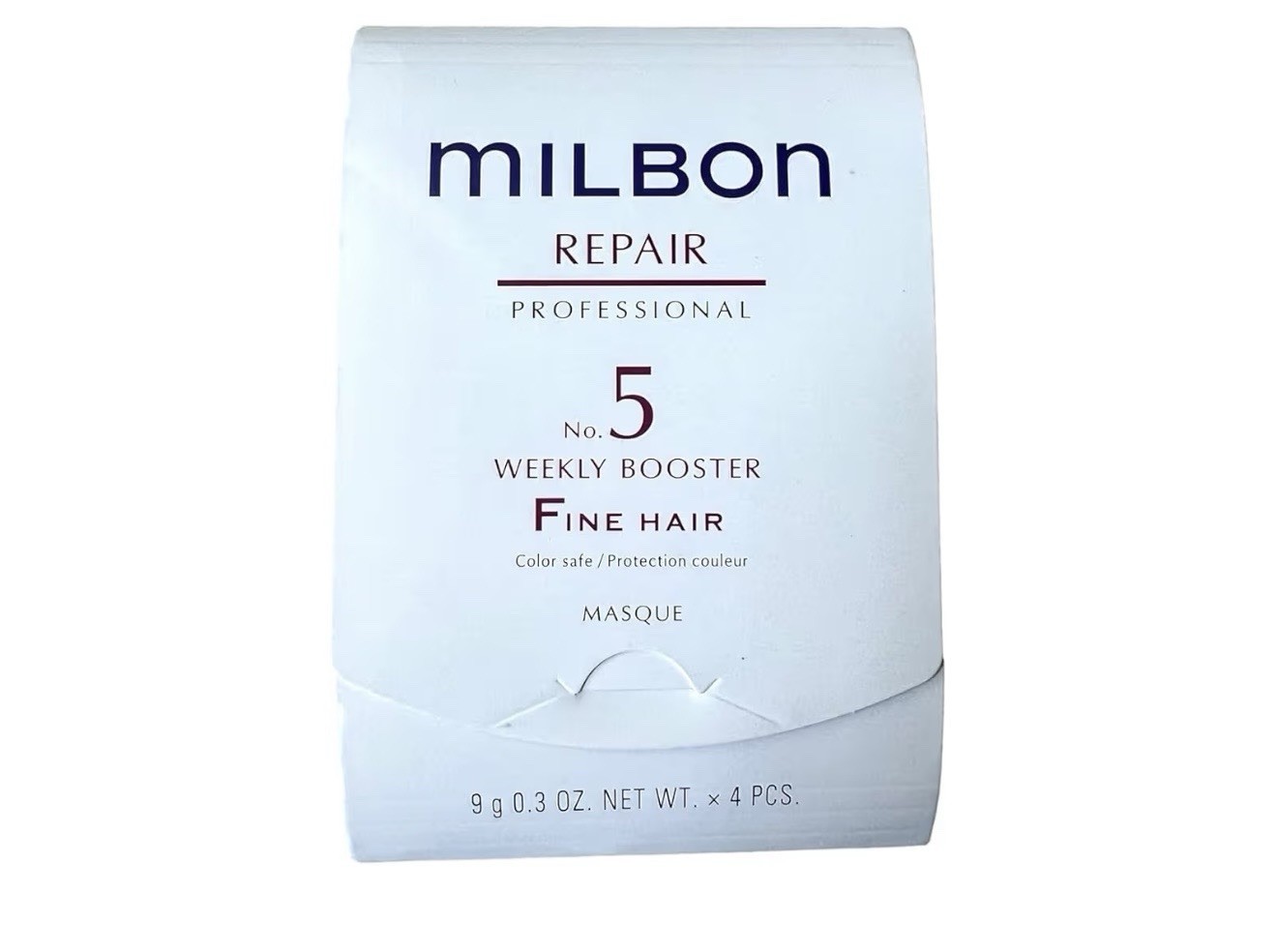 Milbon PROFESSIONAL No. 5 Weekly Booster Fine Hair Repair Masque 4 Vials