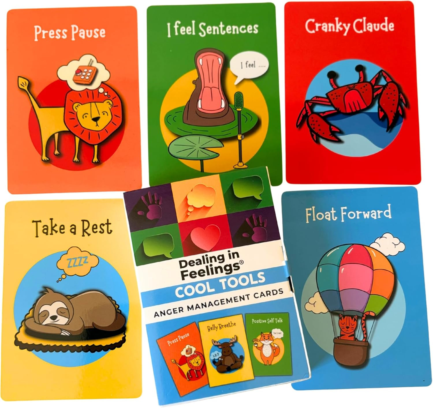 Dealing in Feelings Cool Tools | Anger Management Cards for Kids