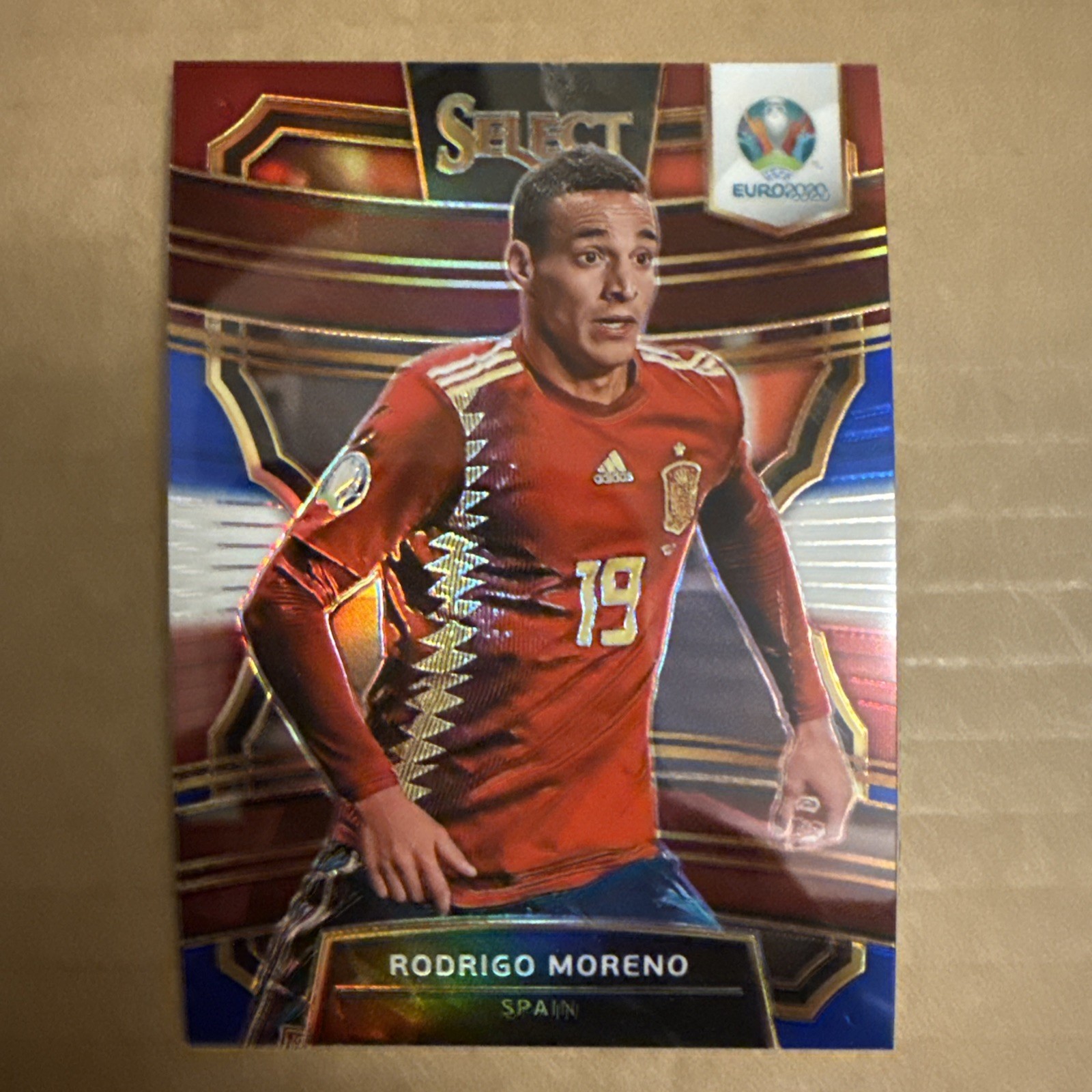 2020 Select UEFA Euro Prizms Tri Color #39 Rodrigo Moreno 2020 Select UEFA Euro Prizms Tri Color #39 Rodrigo Moreno