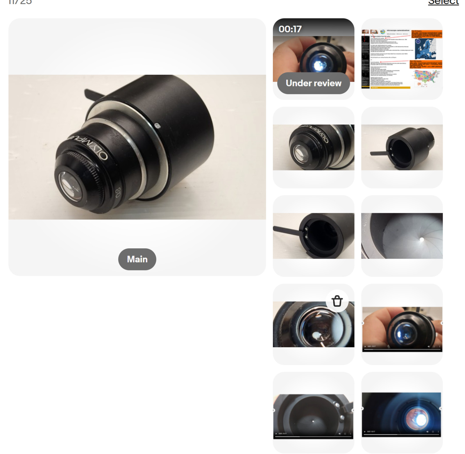 *Excellent* Olympus 0.8 condenser for BHMJL microscope 35352