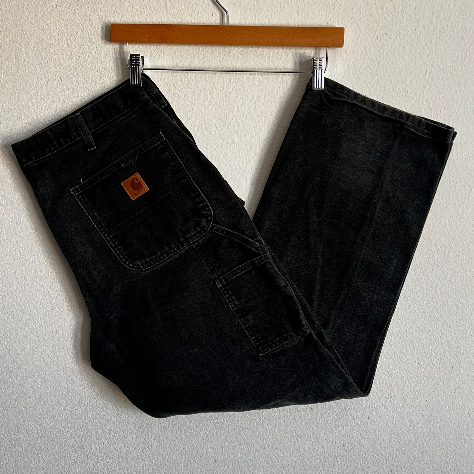 Carhartt B11 BLK black work wear carpenter pants