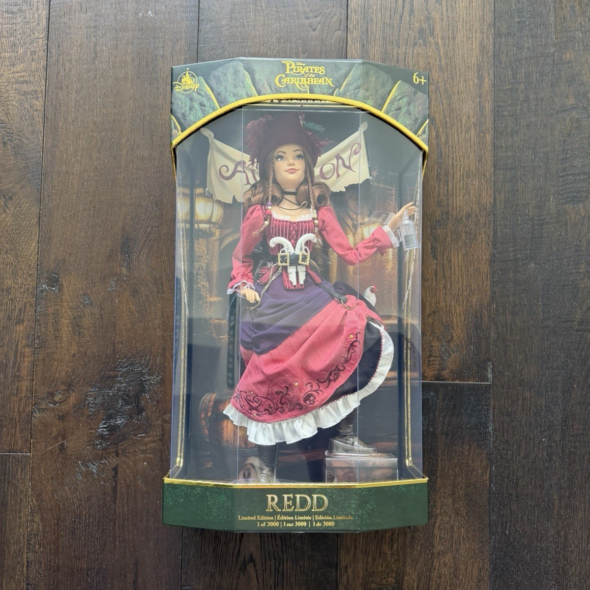 Disney Pirates of the Caribbean Redd Limited Collector Doll 11\ Disney Pirates of the Caribbean Redd Limited Collector Doll 11\