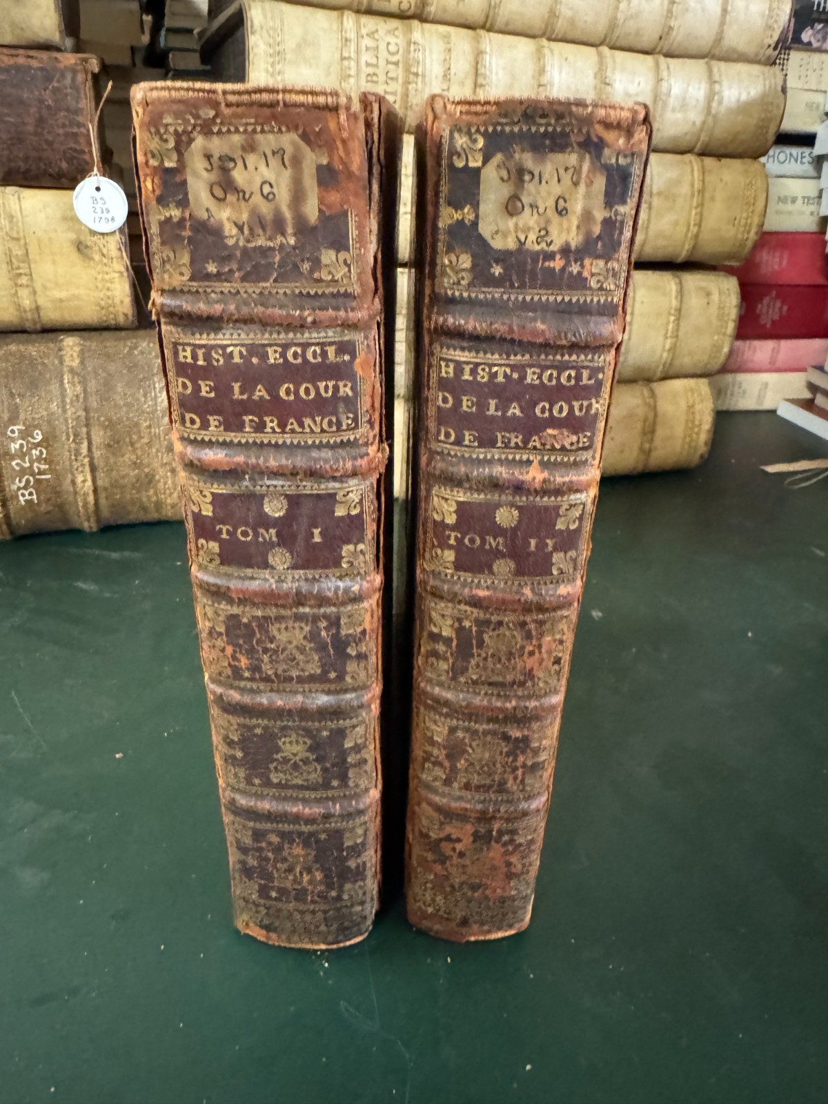 Abbe Oroux. Histoire Ecclesiastique de lar Cour de France, 1776 and 1777