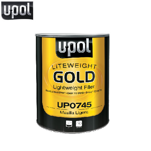 UPOL UP0745 FLYWEIGHT GOLD Lightweight Body Filler- 1 Gallon- 3 Liter Can