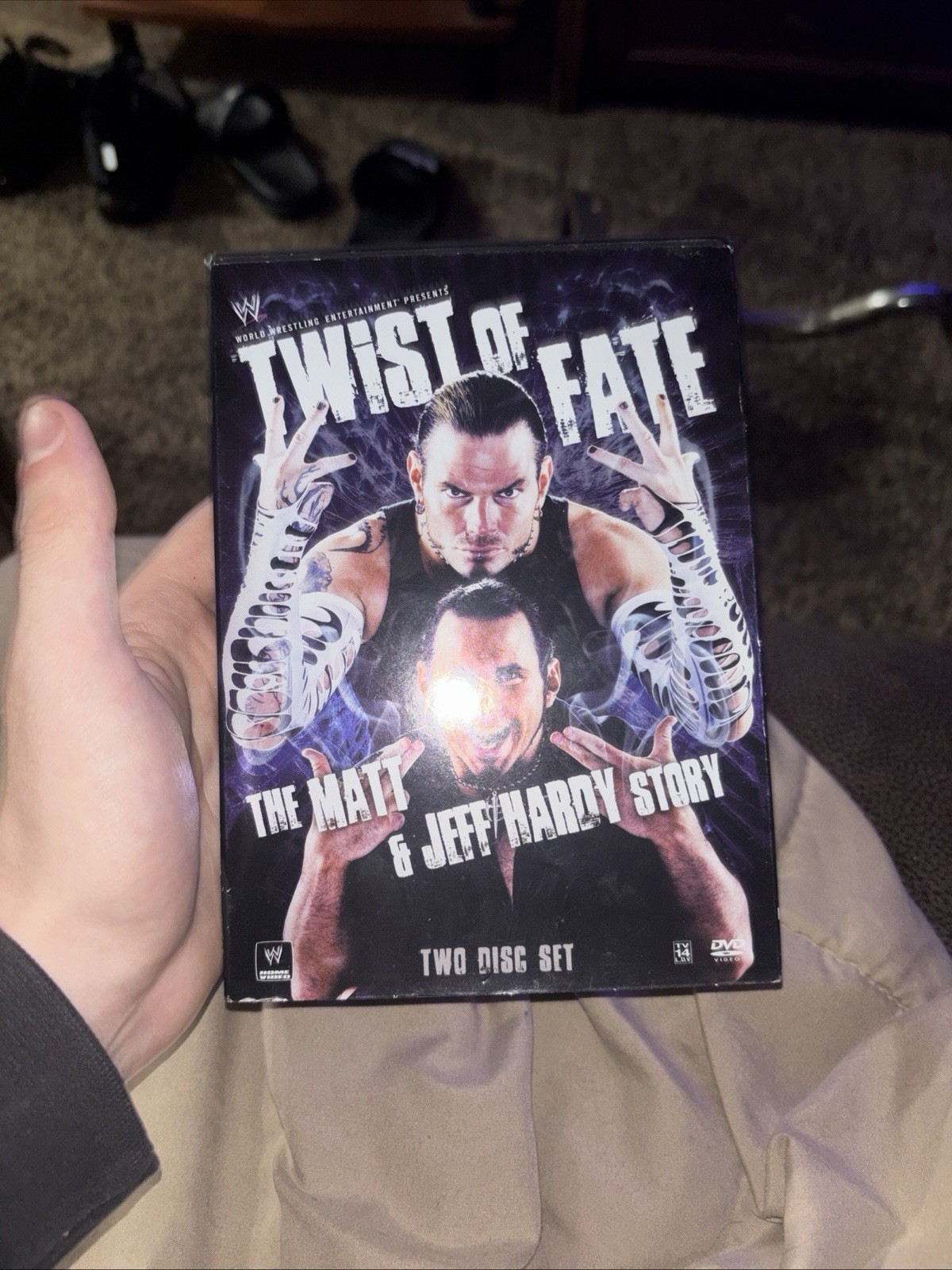 WWE - Twist of Fate: The Matt and Jeff Hardy Story (DVD, 2008) WWE - Twist of Fate: The Matt and Jeff Hardy Story (DVD, 2008)