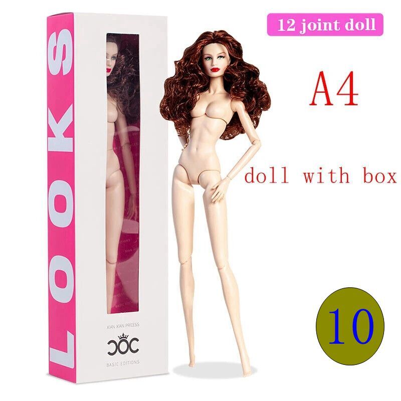 1/6 BJD Doll Wavy Hair 12\