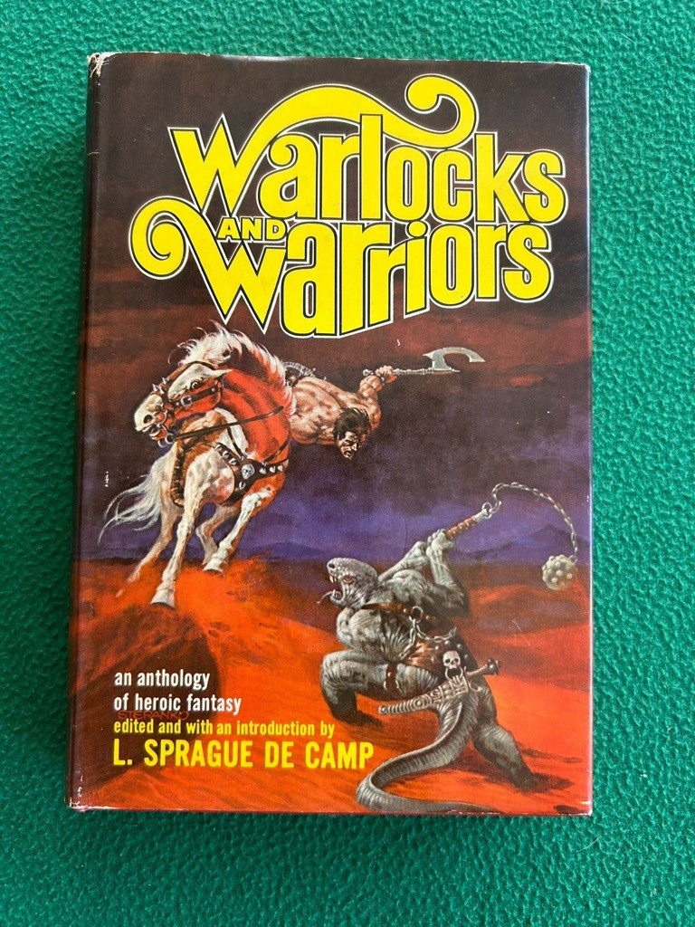 WARLOCKS AND WARRIORS L. Sprague De Camp 1970 Putnam Hardcover w/ Dust Jacket