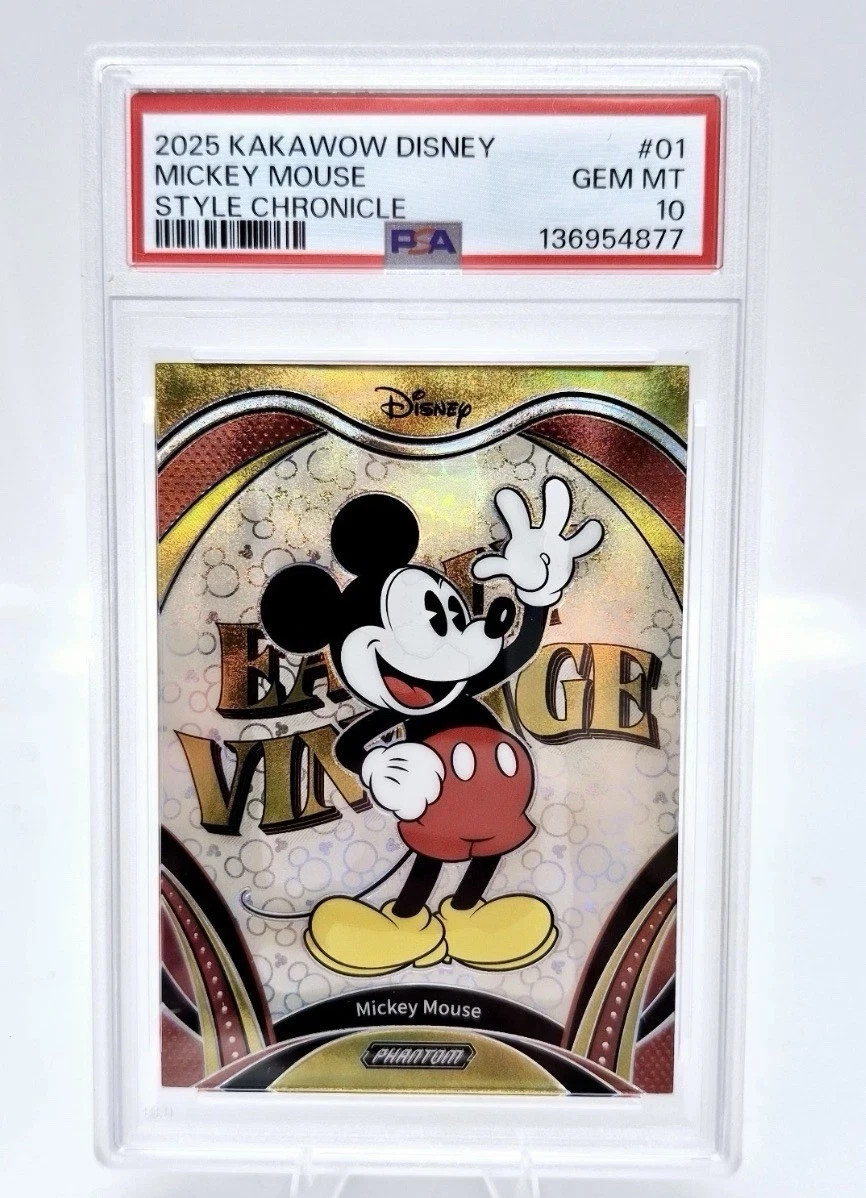 2025 Kakawow Disney Mickey Mouse #1 PSA 10 Style Chronicle /145 2025 Kakawow Disney Mickey Mouse #1 PSA 10 Style Chronicle /145