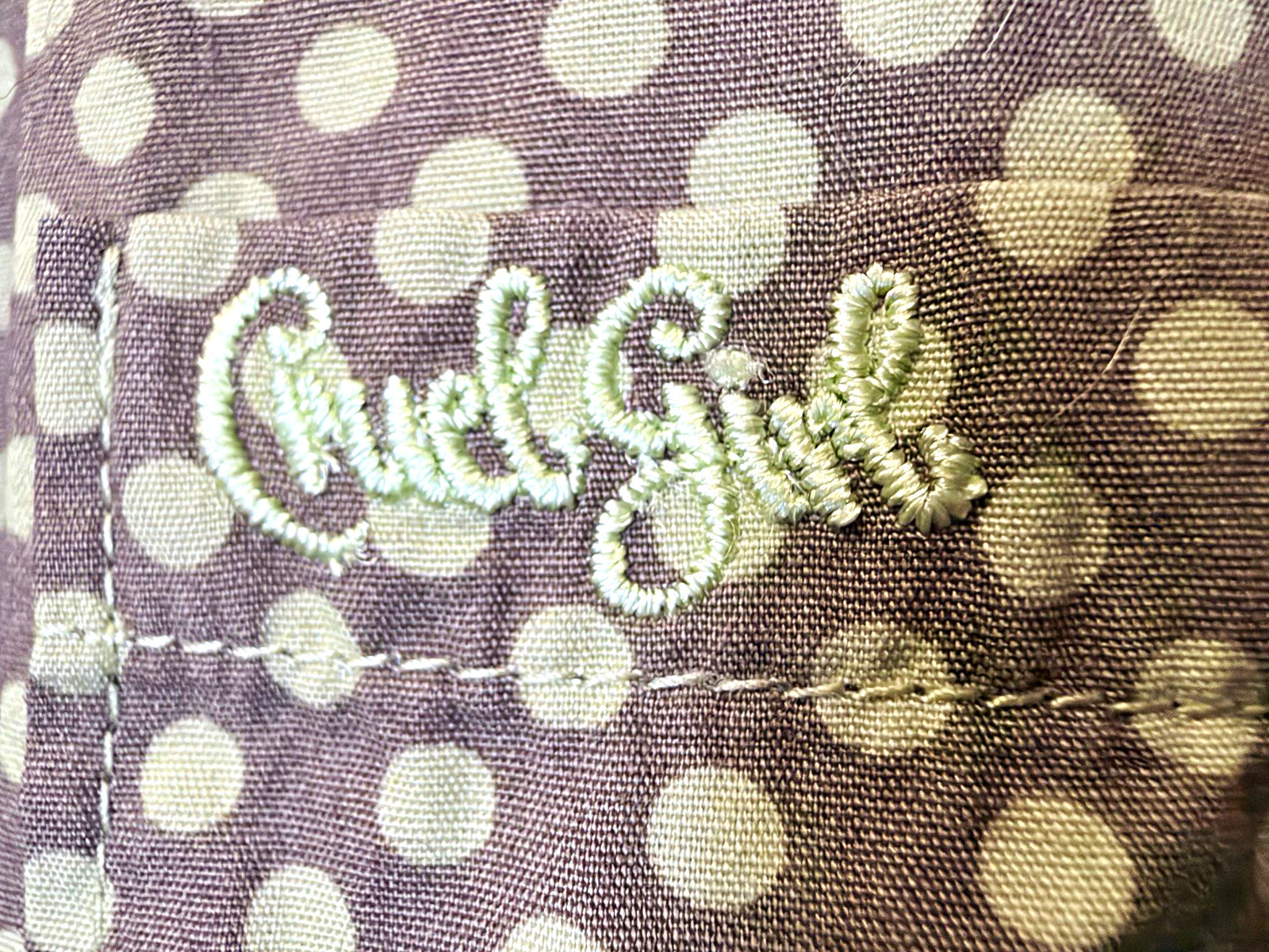 Cruel Girl Women’s L Brown/Green Polka Dot Long Sleeve Collared Button-Up Cruel Girl Women’s L Brown/Green Polka Dot Long Sleeve Collared Button-Up
