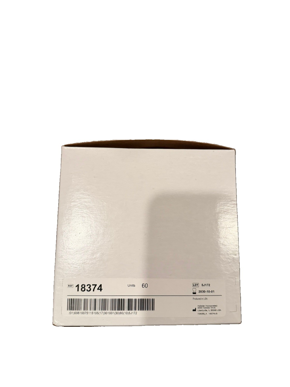 Hollister 18374 New Image, Closed Ostomy Pouch Beige, 1 box of 60 exp:2030 Hollister 18374 New Image, Closed Ostomy Pouch Beige, 1 box of 60 exp:2030