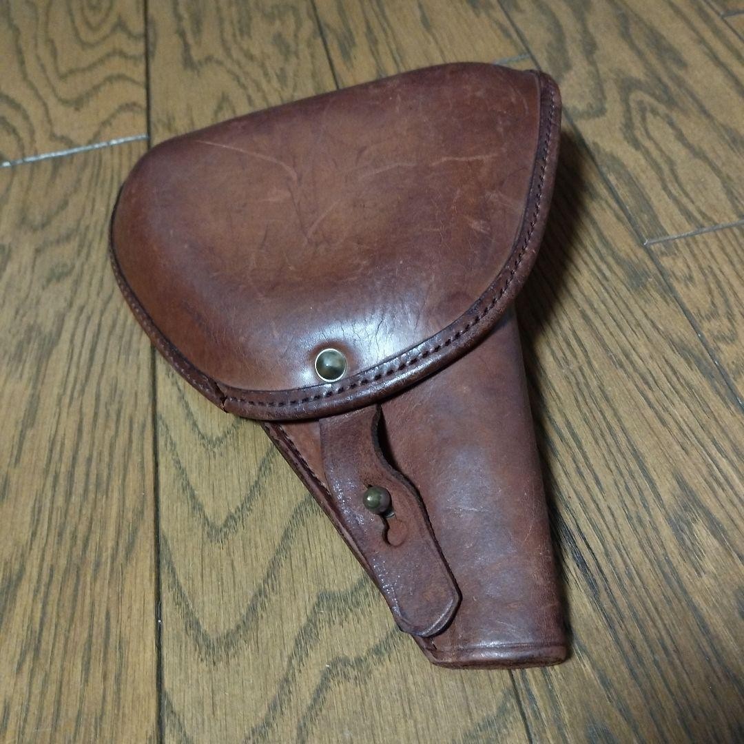 WWⅡFormer Japanese Army Nambu Type 14 pistol holster, original item.