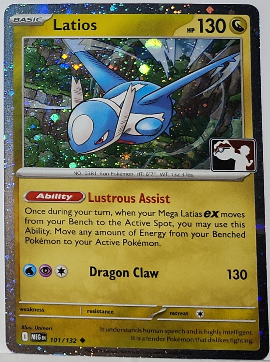 Swirl 🌀 Latios 101/132 Cosmos Holo Rare Pokémon TCG ✨️ Prize Pack Play Stamped Swirl 🌀 Latios 101/132 Cosmos Holo Rare Pokémon TCG ✨️ Prize Pack Play Stamped
