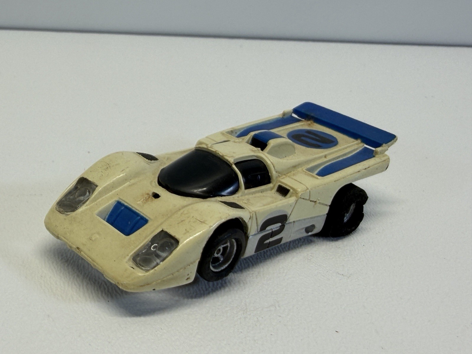 Vintage Aurora AFX HO Scale Ferrari 512M Slot Car White Pre-owned Vintage Aurora AFX HO Scale Ferrari 512M Slot Car White Pre-owned