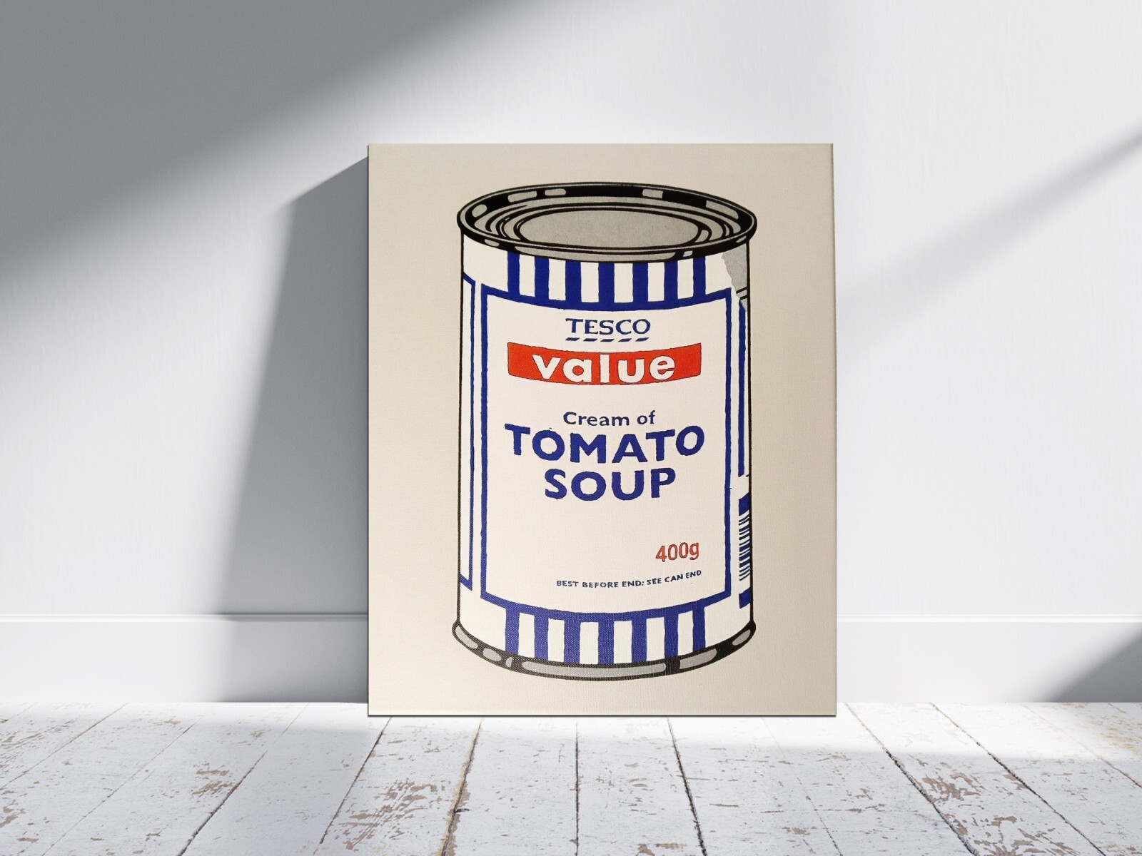 BANKSY TESCO SOUP GRAPHIC ART GICLEE PRINT FINE CANVAS BANKSY TESCO SOUP GRAPHIC ART GICLEE PRINT FINE CANVAS