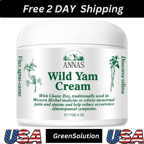 Wild Yam Cream, ANNAS Wild Yam Cream Organic for Hormone Balance, ANNAS Women... Wild Yam Cream, ANNAS Wild Yam Cream Organic for Hormone Balance, ANNAS Women...