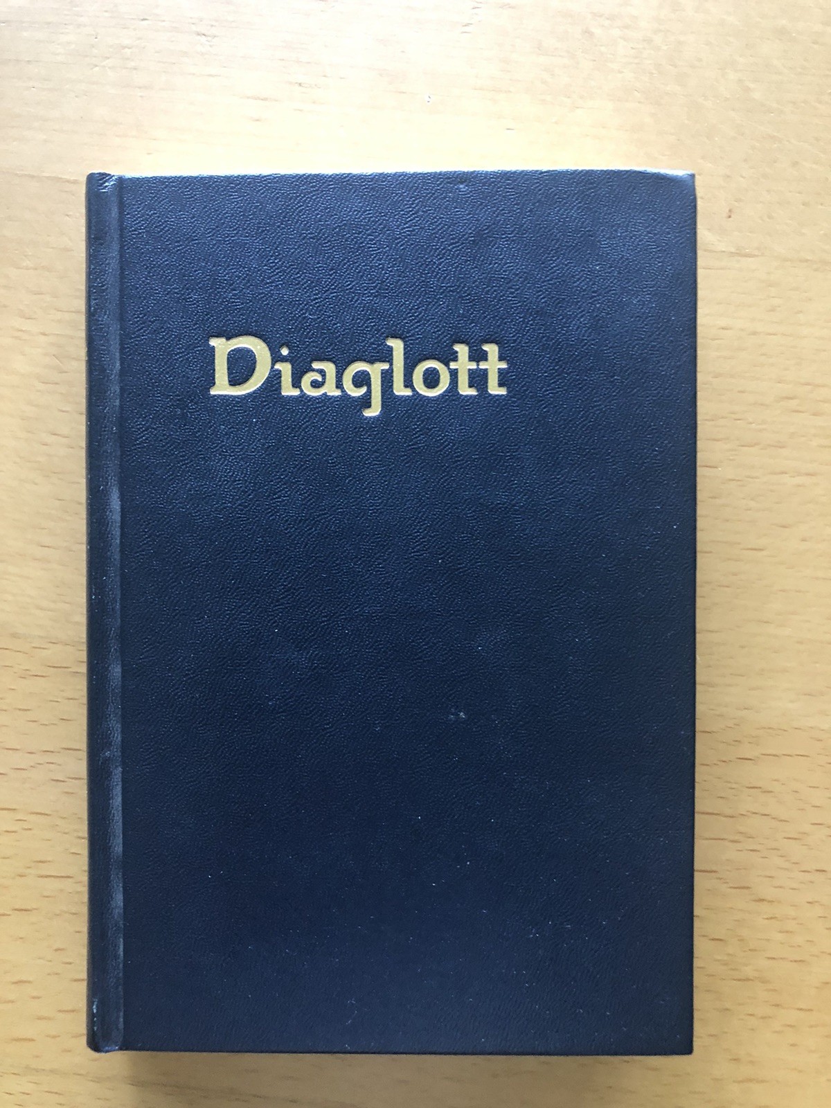 The Emphatic Diaglott Benjamin Wilson Watch Tower Dk. Blue HC Greek Bible 1942