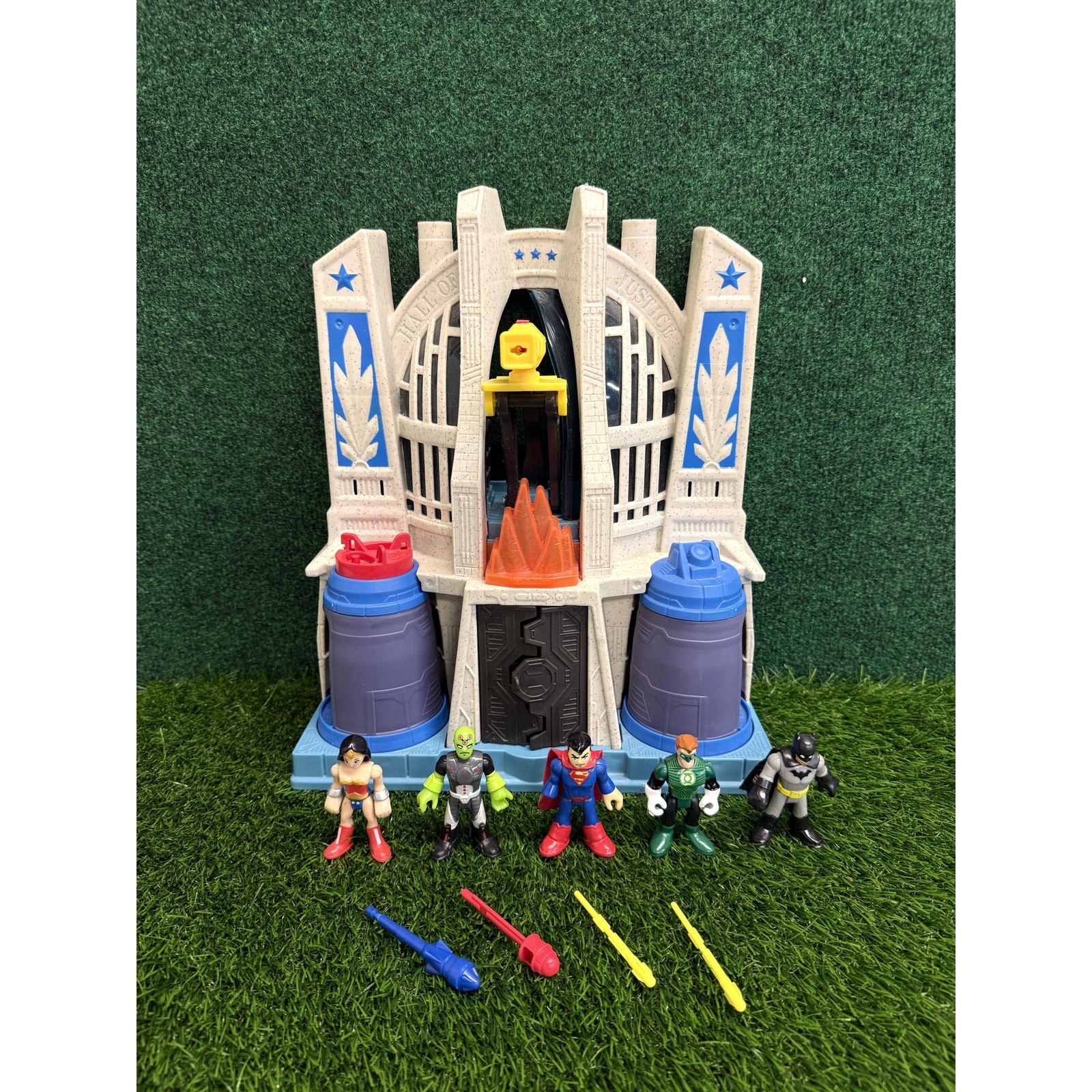 Imaginext DC Super Friends Hall of Justice League Playset w/ Action Figures Imaginext DC Super Friends Hall of Justice League Playset w/ Action Figures