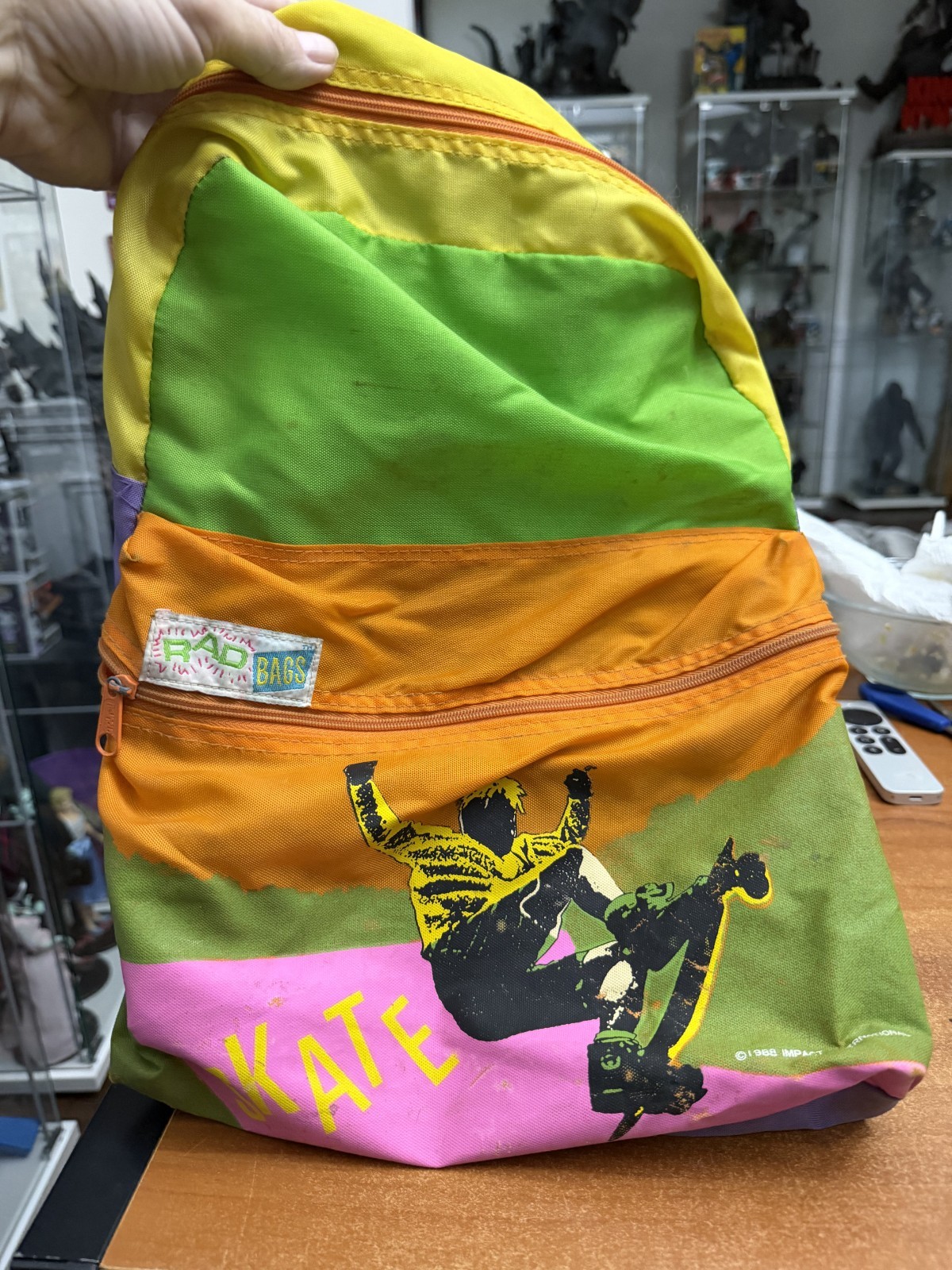 Rare 1988 Skater Skateboard Back Pack 18 inch 1980\'s Rad Bags
