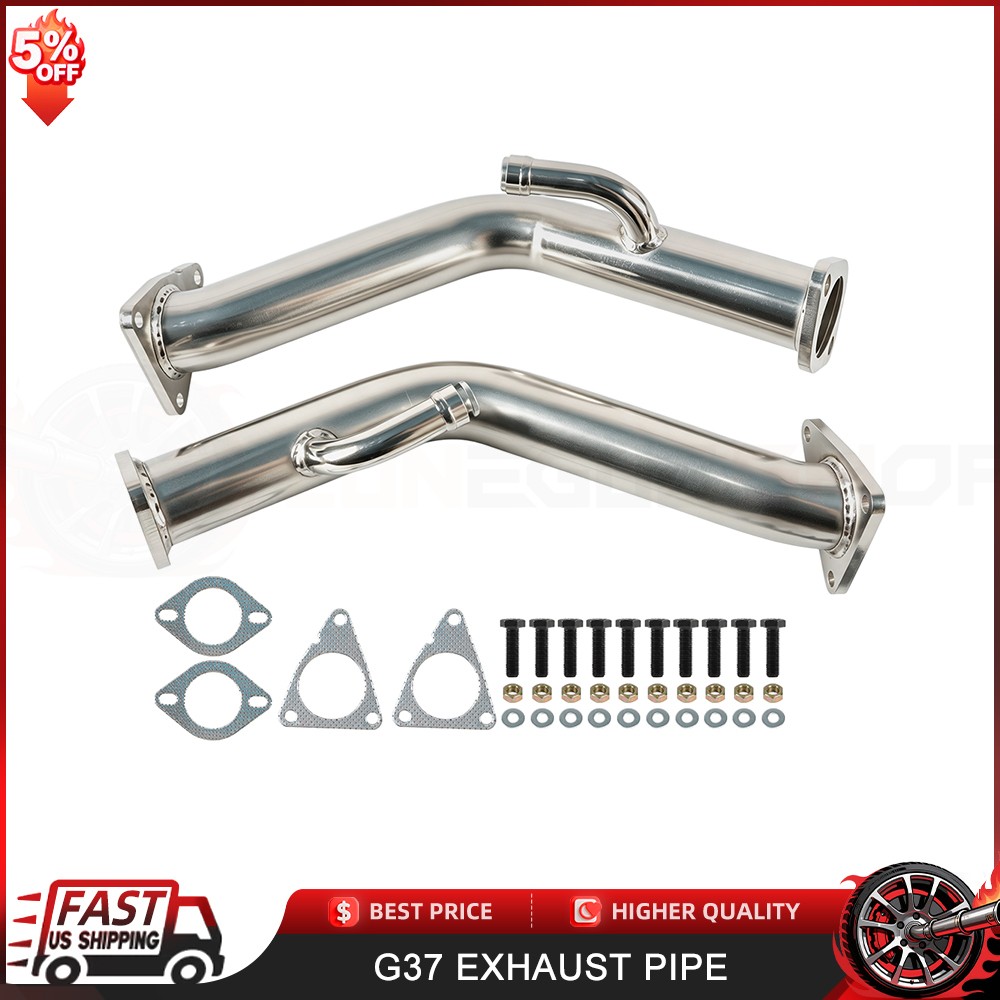For Infiniti G37 Q50 Q60 Nissan 370ZVQ35HR VQ37VHR Exhaust Pipes Stainless Steel