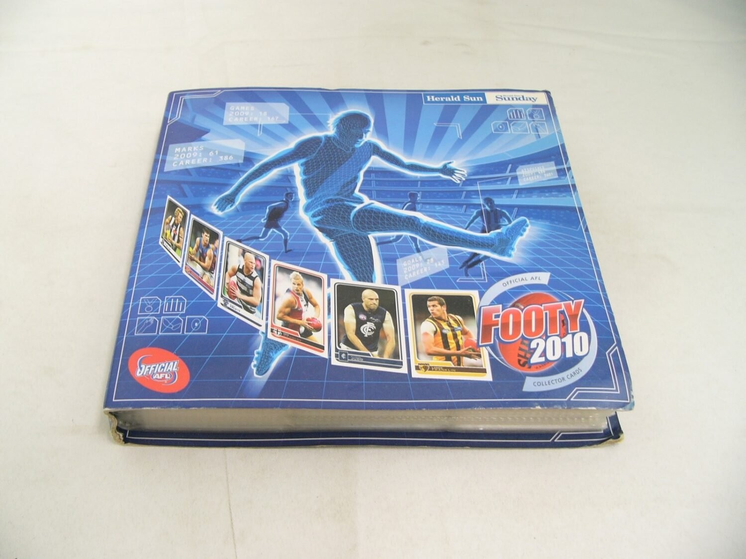 Like New Herald Sun 2010 AFL Collector Card Album with Cards