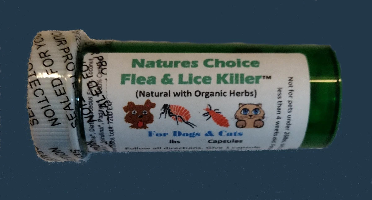 Natural Herbal Remedy Flee Control  for Cats and Kittens 2-13lbs. It works