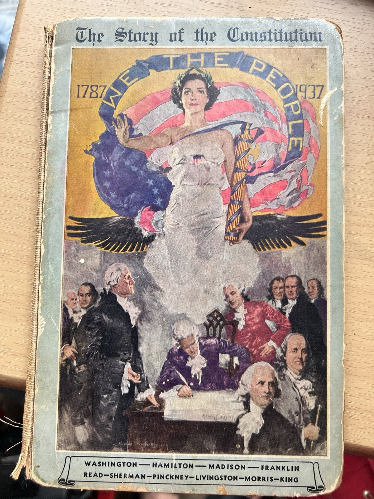 Vintage 1937 The Story of the Constitution Sol Bloom US Sesquicentennial Book Vintage 1937 The Story of the Constitution Sol Bloom US Sesquicentennial Book