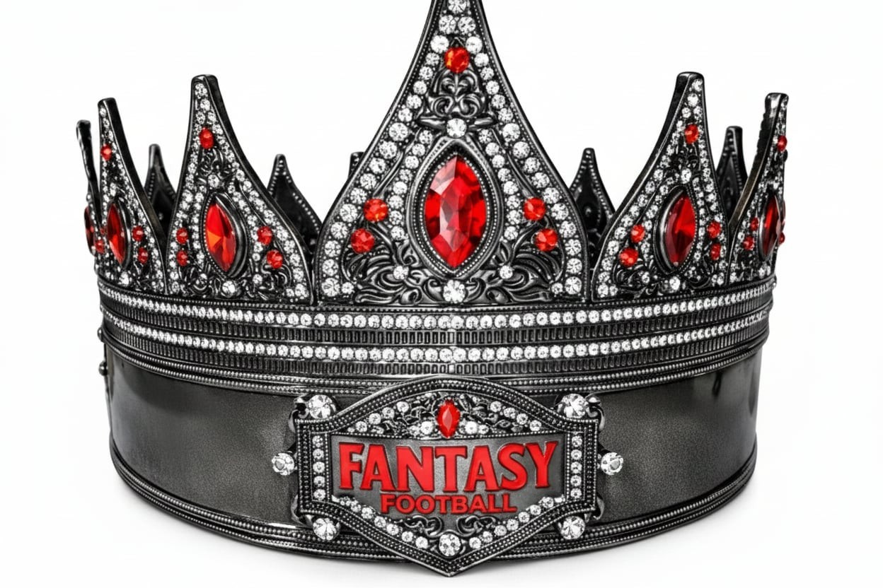 FREE 2-3 DAY SHIP QUALITY Fantasy Football Championship Crown Crowned Champs