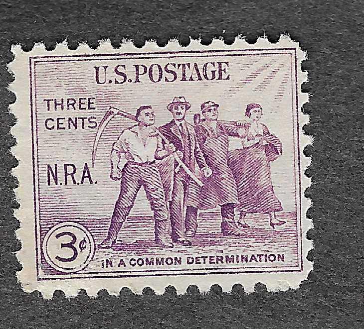 1933 US 732 NRA MNG