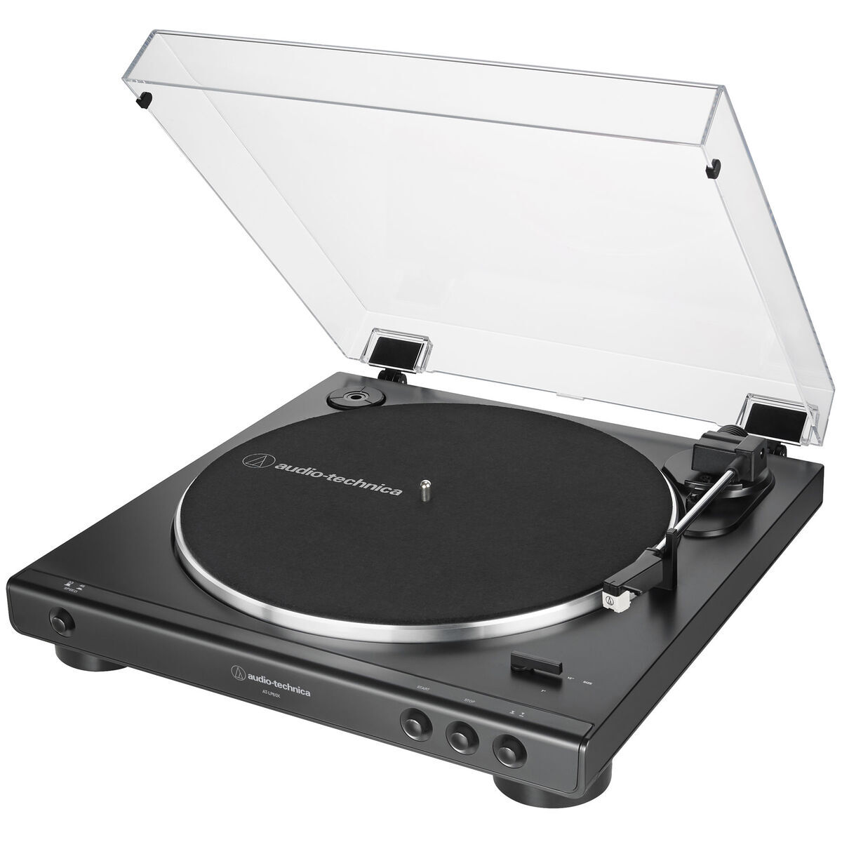 Audio-Technica AT-LP60X-BK Fully Automatic Belt Drive Turntable - Black