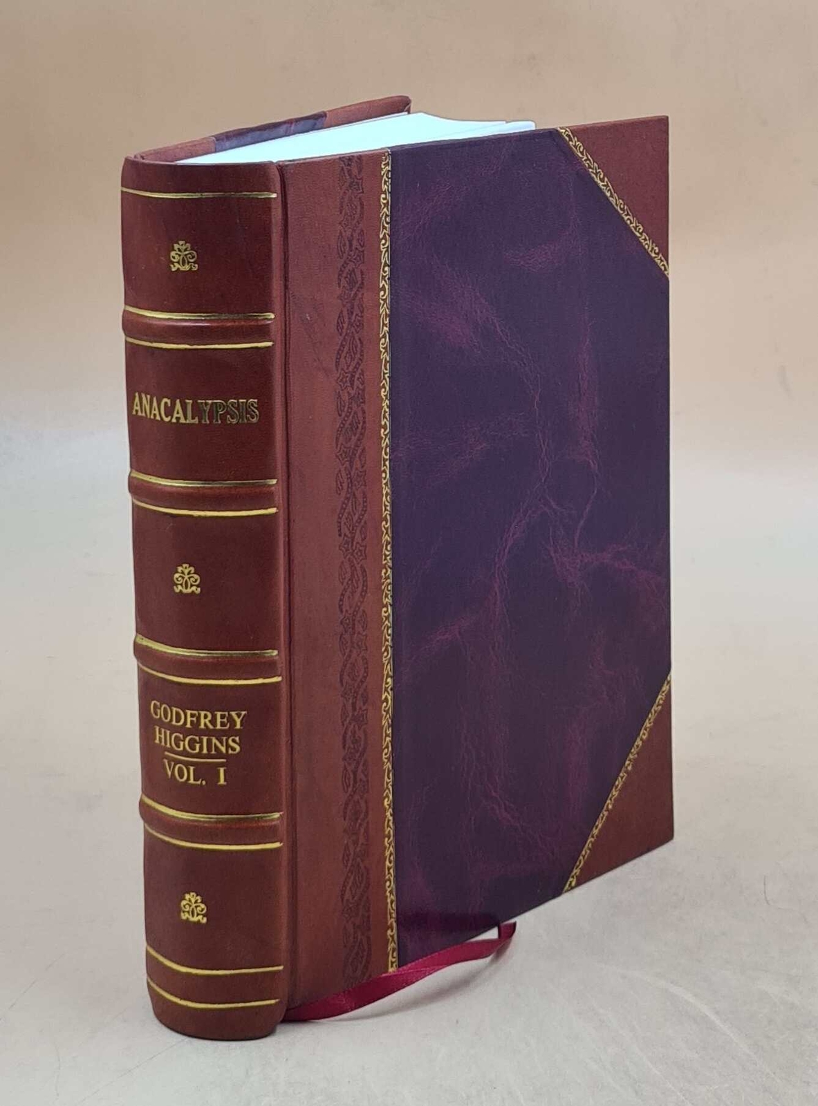 Anacalypsis: An Attempt to Draw Aside the Veil of th V. 1st 1878 [Leather Bound]