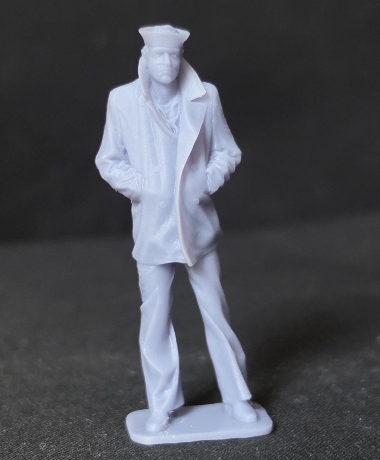 U.S. American Navy Sailor 60mm Unfinished 3D Resin. U.S. American Navy Sailor 60mm Unfinished 3D Resin.