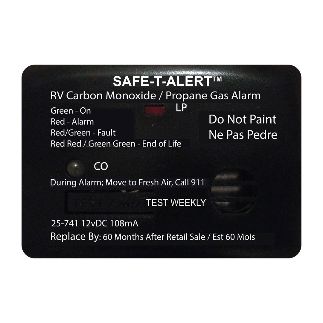 MTI Industry 25-741-BL Safe-T-Alert ™ LP & CO ALARMS & DETECTORS RV MTI Industry 25-741-BL Safe-T-Alert ™ LP & CO ALARMS & DETECTORS RV