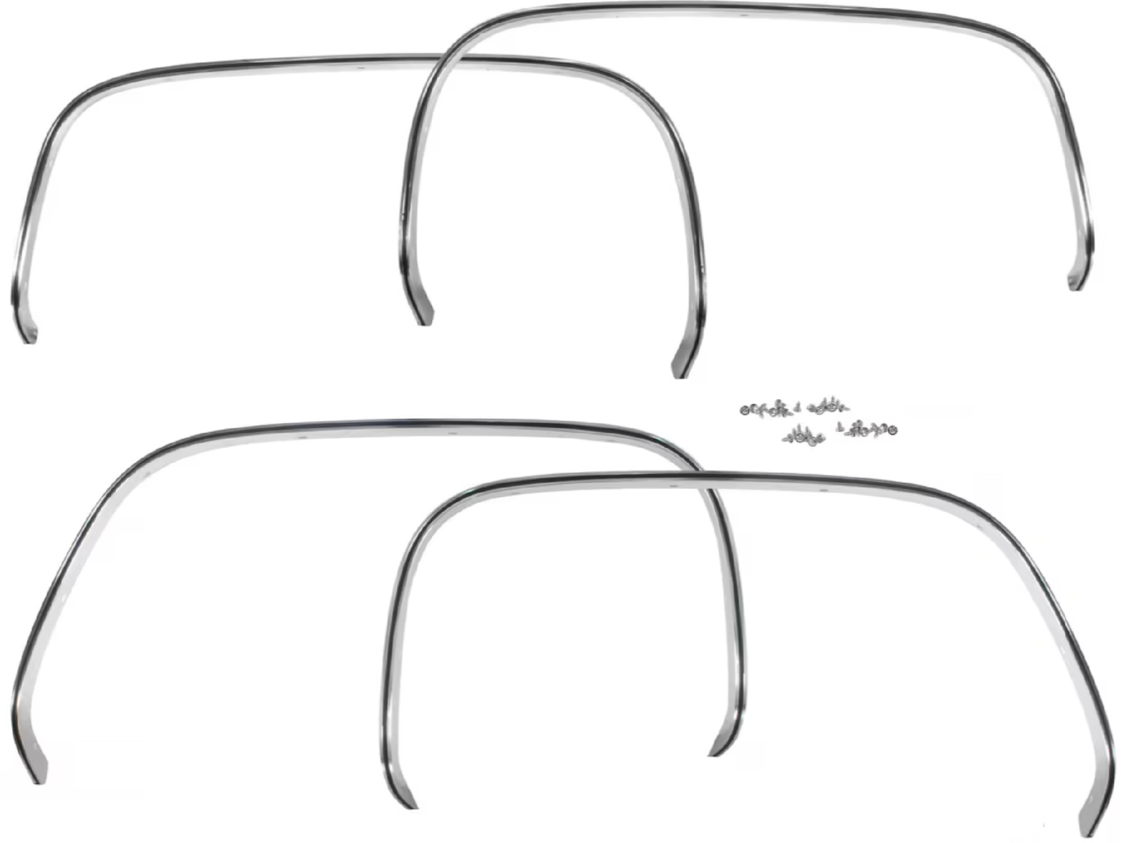 73-80 Chevy/GMC Truck Aluminum Front & Rear Fender Wheel Opening Trim Molding 73-80 Chevy/GMC Truck Aluminum Front & Rear Fender Wheel Opening Trim Molding