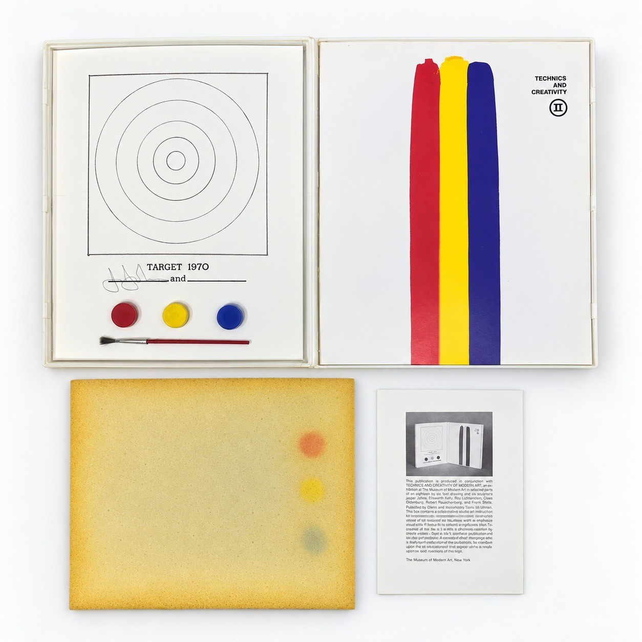 Vintage 1971 Jasper Johns Target 1970 Technics Creativity II MoMA Complete