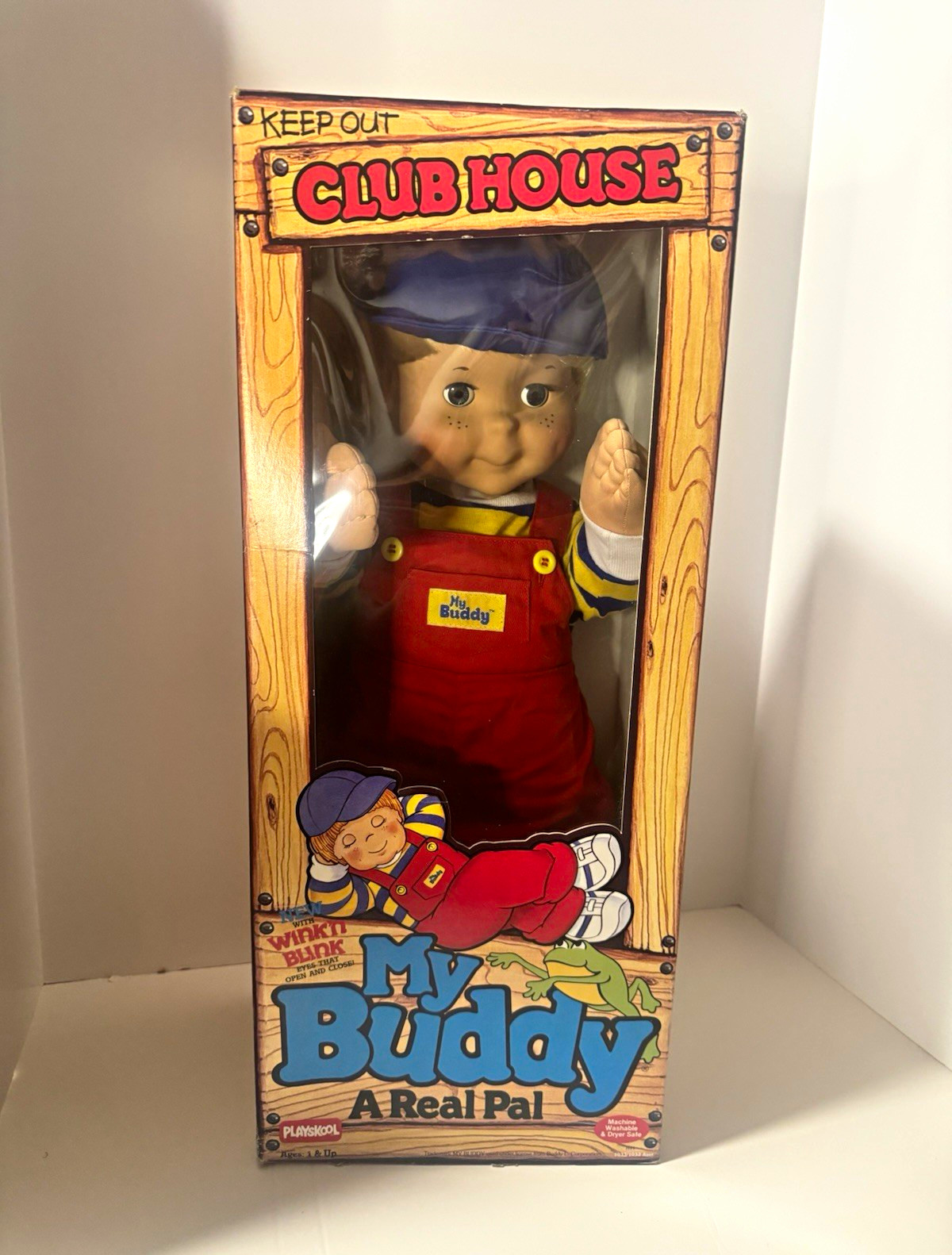 Vintage 1980s Playskool My Buddy “A Real Pal” Doll – Original Box – Collector Qu Vintage 1980s Playskool My Buddy “A Real Pal” Doll – Original Box – Collector Qu