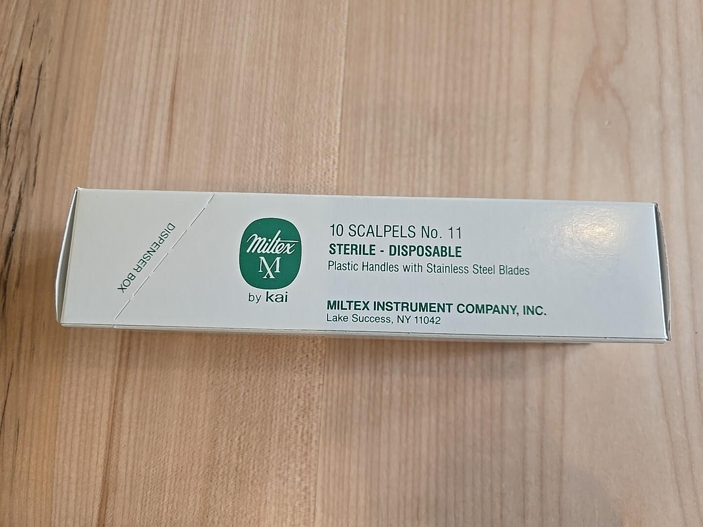 (10 Pcs) MILTEX Stainless Steel Disposable Safety Size 11 4-511 New Box
