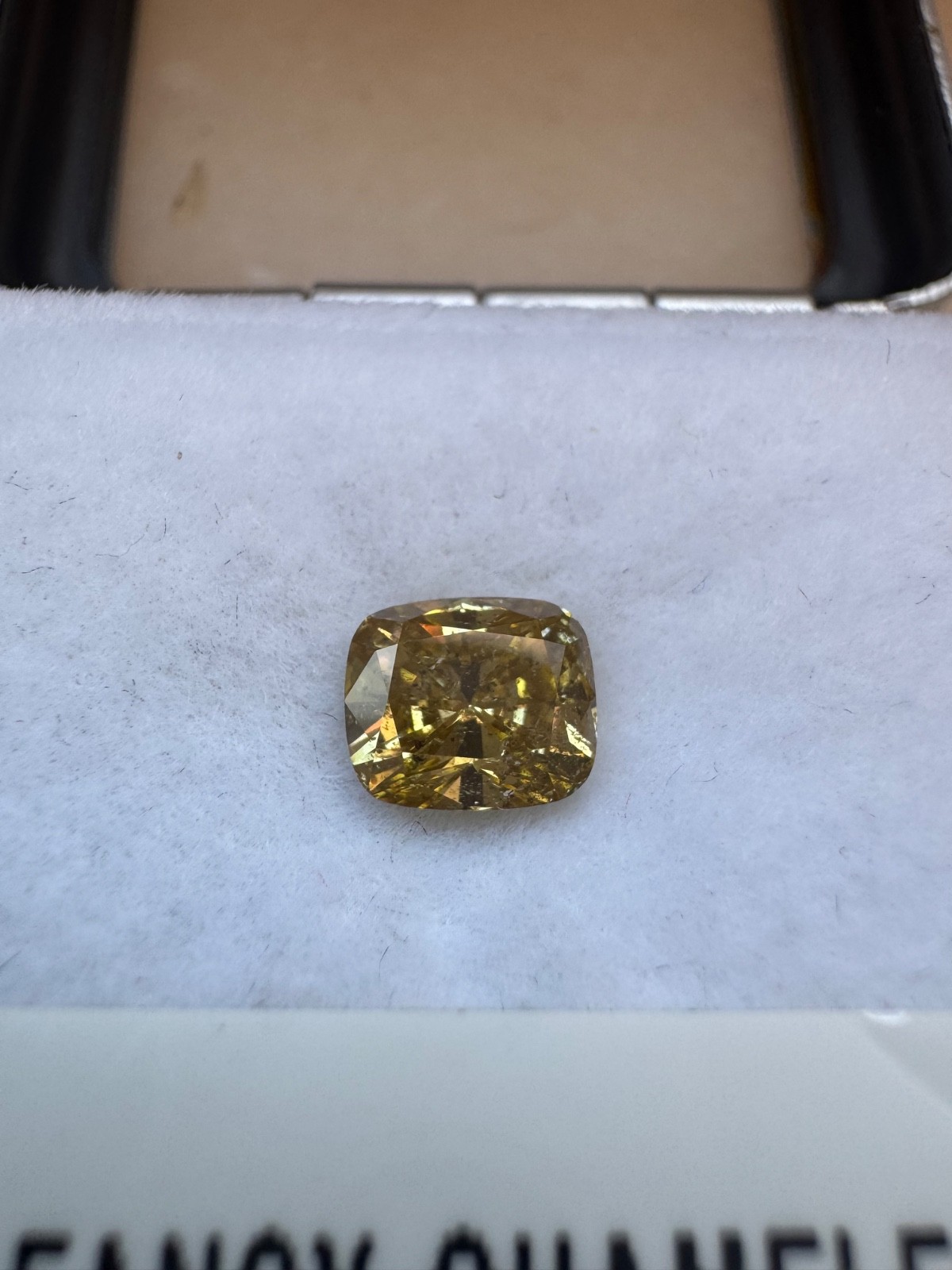 1.02ct GIA Natural Chameleon Diamond | Fancy Deep Brownish Greenish Yellow