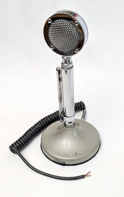 Astatic D-104 microphone - coiled cord with T-UG8 stand - very nice condition Astatic D-104 microphone - coiled cord with T-UG8 stand - very nice condition